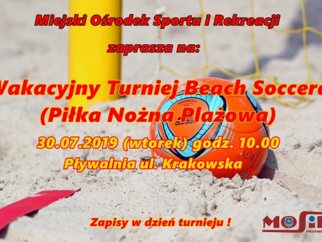 Zapraszamy do udziału w Turnieju Beach Soccera !