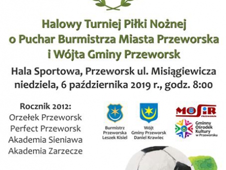 Halowy Turniej Piłki Nożnej o Puchar Burmistrza Miasta Przeworska i Wójta Gminy Przeworsk