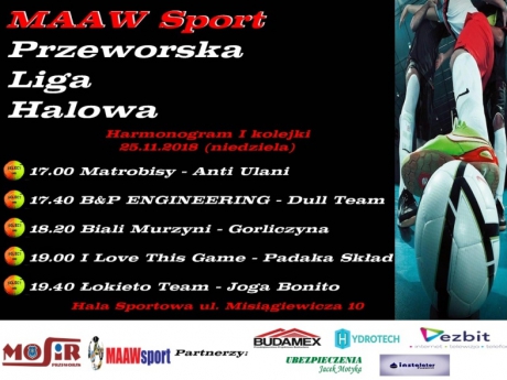 Startuje MAAW Sport Przeworska Liga Halowa