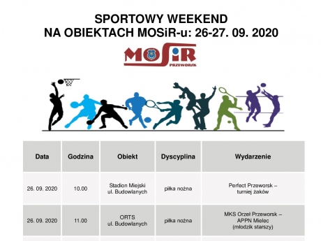 Sportowy Weekend 26-27.09.2020