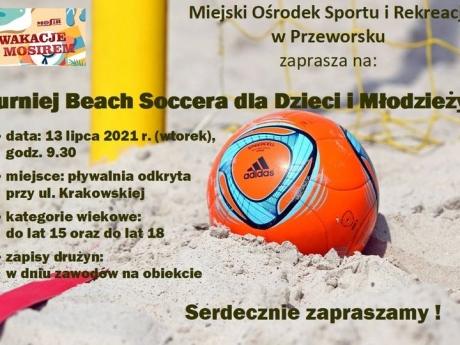 Turniej Beach Soccera dla Dzieci i Młodzieży 